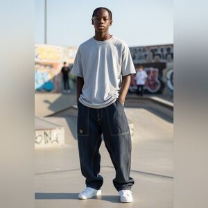 Vintage State Property Jeans size 40 Mens Baggy Wide Leg Y2K Hip Hop Skater